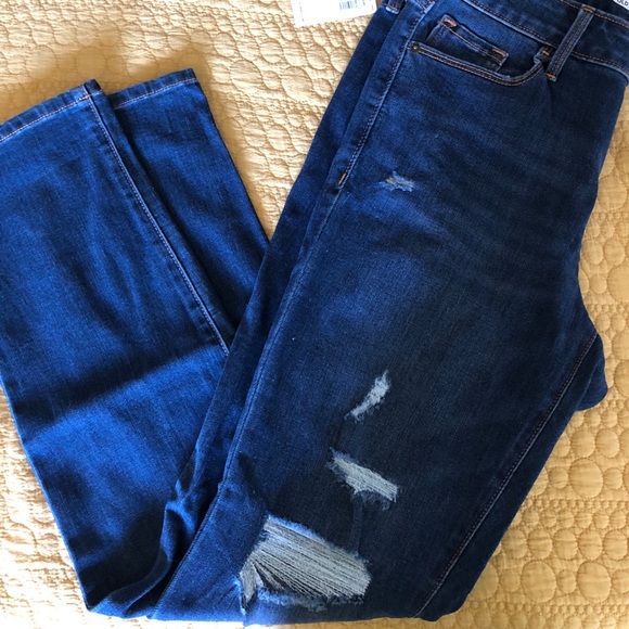 Old Navy Mid-rise Power straight jeans size 8 - Picture 3 of 4